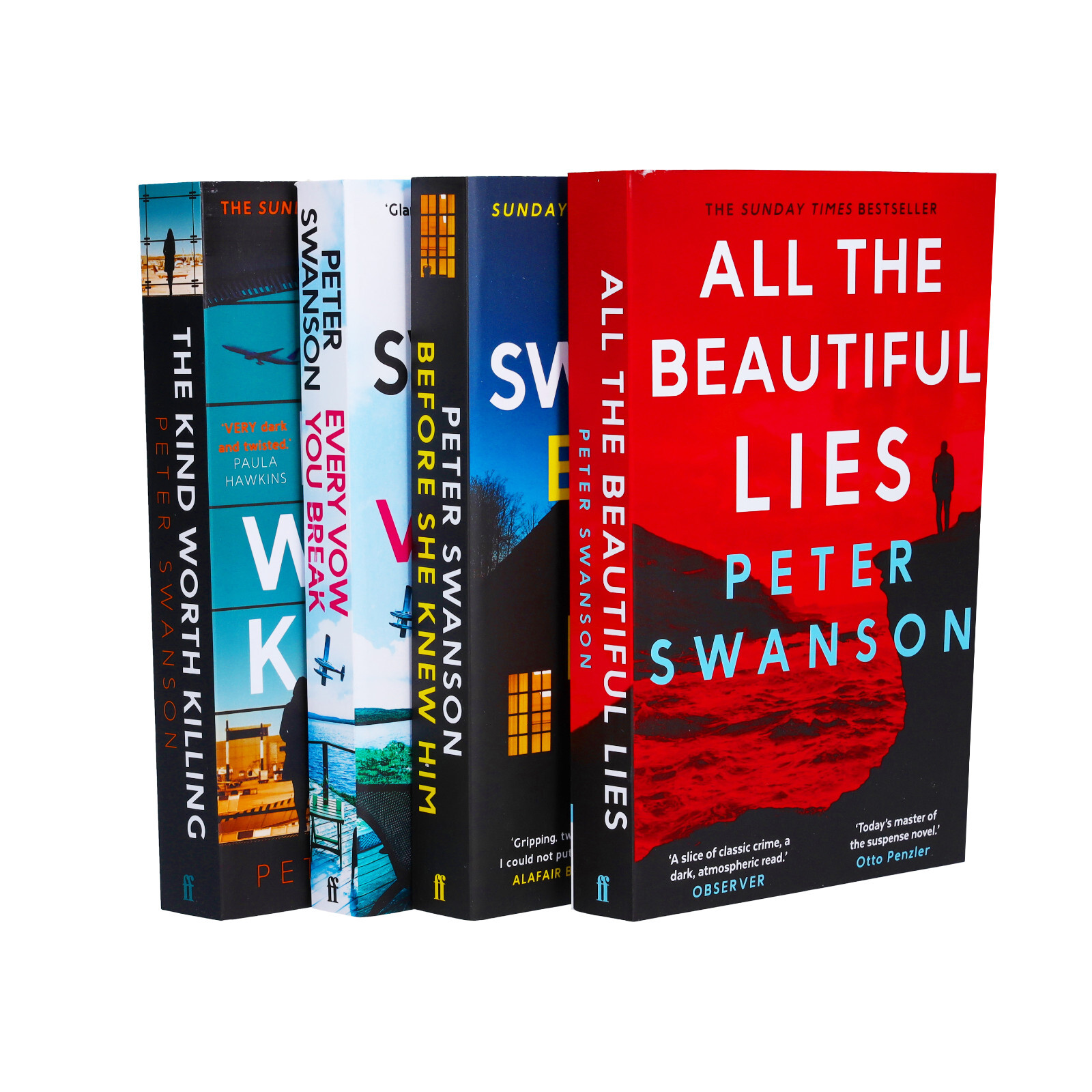 Peter Swanson 4 Books Collection Set – Fiction – Paperback