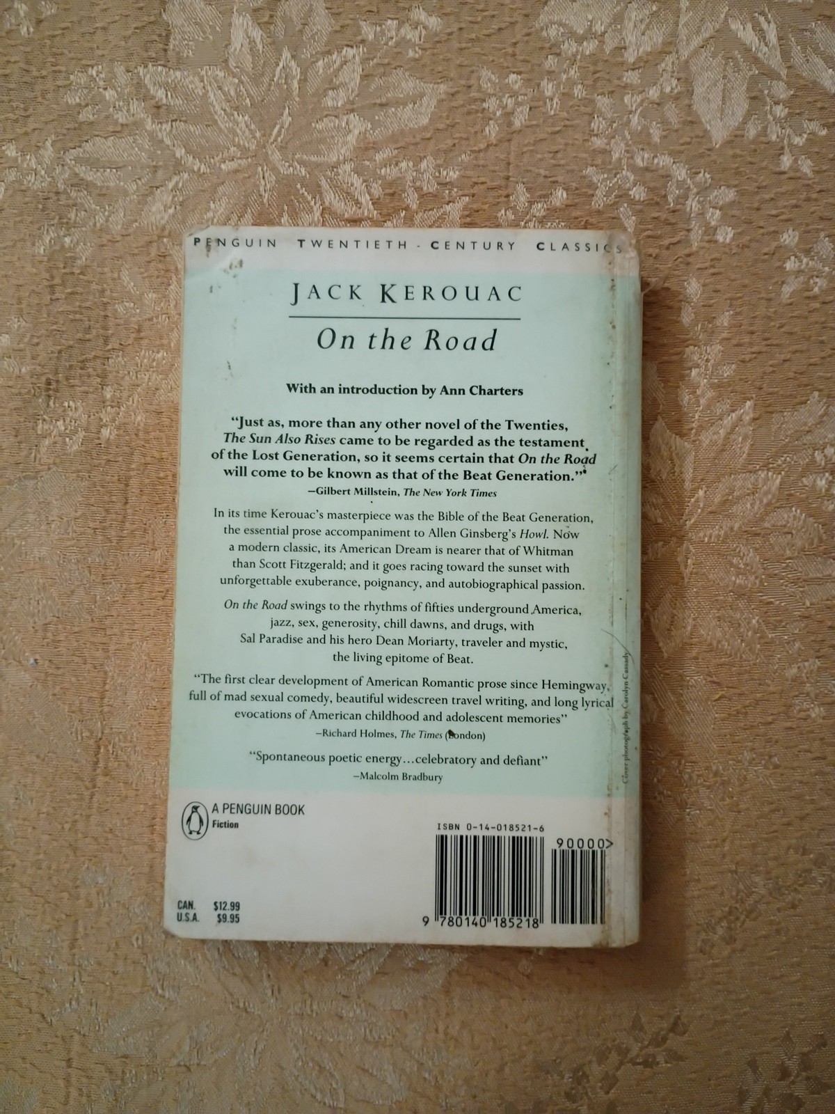 1991 On The Road Jack Kerouac Penguin Twentieth Century Classics Ex-Library Book