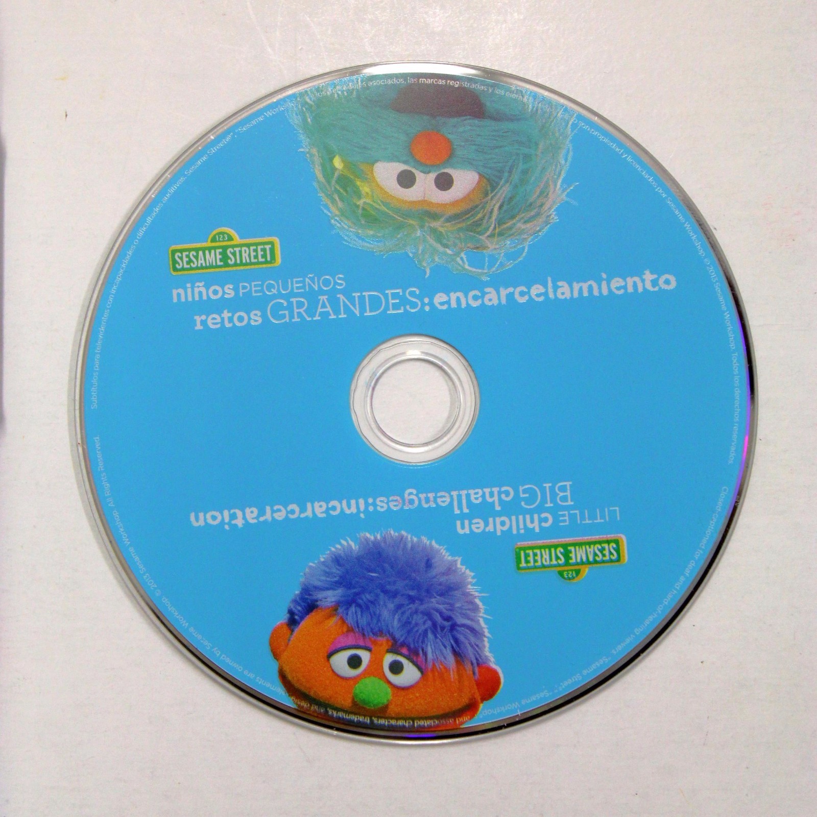 Sesame Street Little Children Big Challenges:Incarceration Ages 4-8 Book/DVD Kit