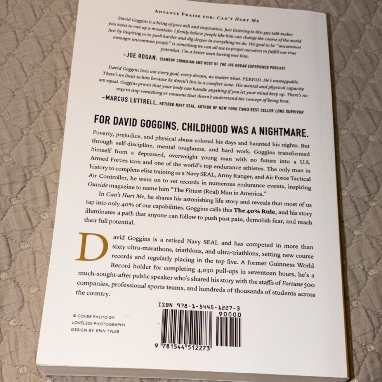 David Goggins Can’t Hurt Me Master Your Mind Paperback Lioncrest 2018