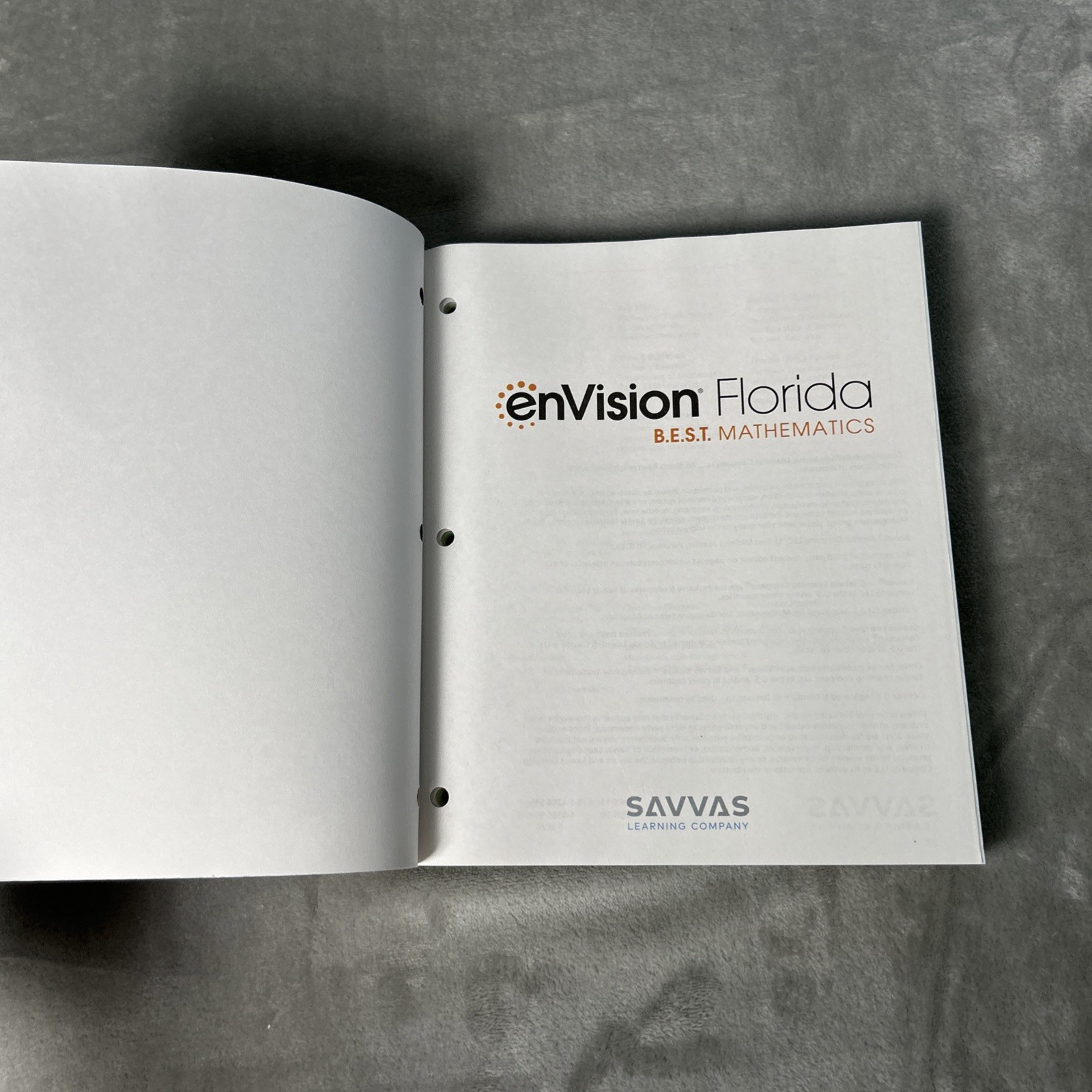 Grade 6 Accelerated Envision Mathematics Florida BEST Student Edition Vol 2 NEW