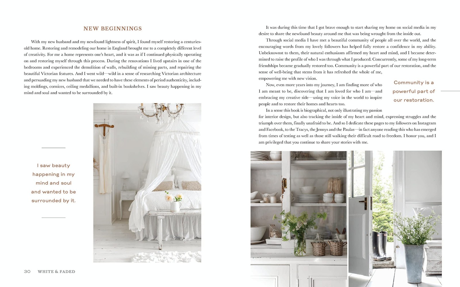 Restoring Beauty in Your Home and Life Inspirational Gift Book 1 Pcs