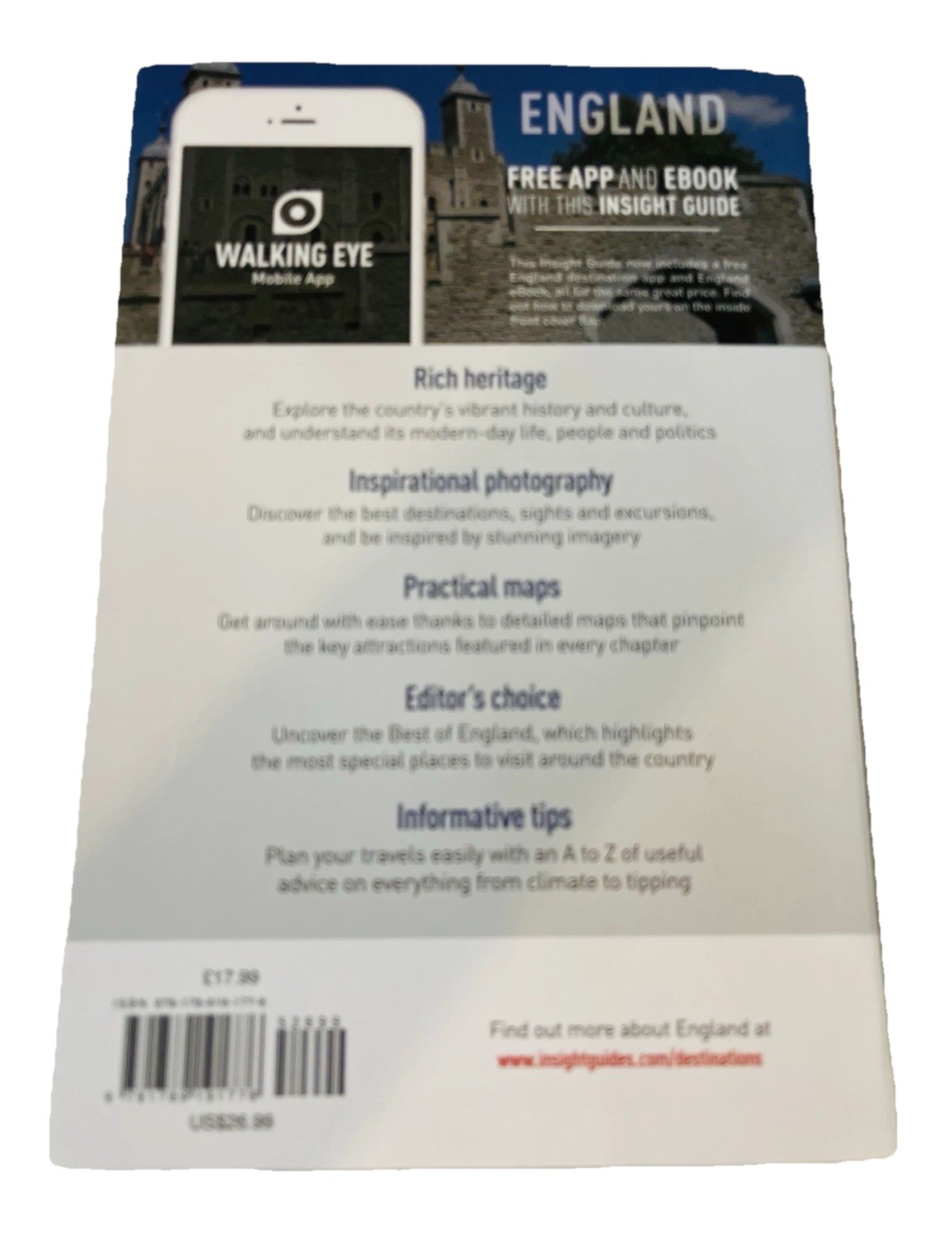 Insight Guides England (Travel Guide by Guides, Insight) Paperback / softback