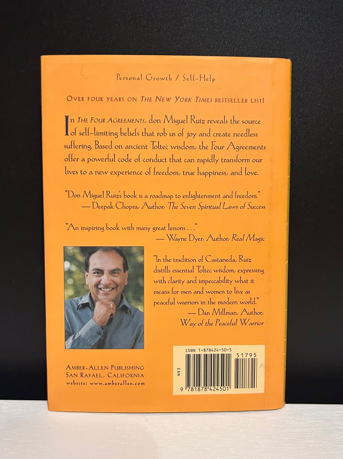 The Four Agreements by Don Miguel Ruiz (1997, Hardcover)