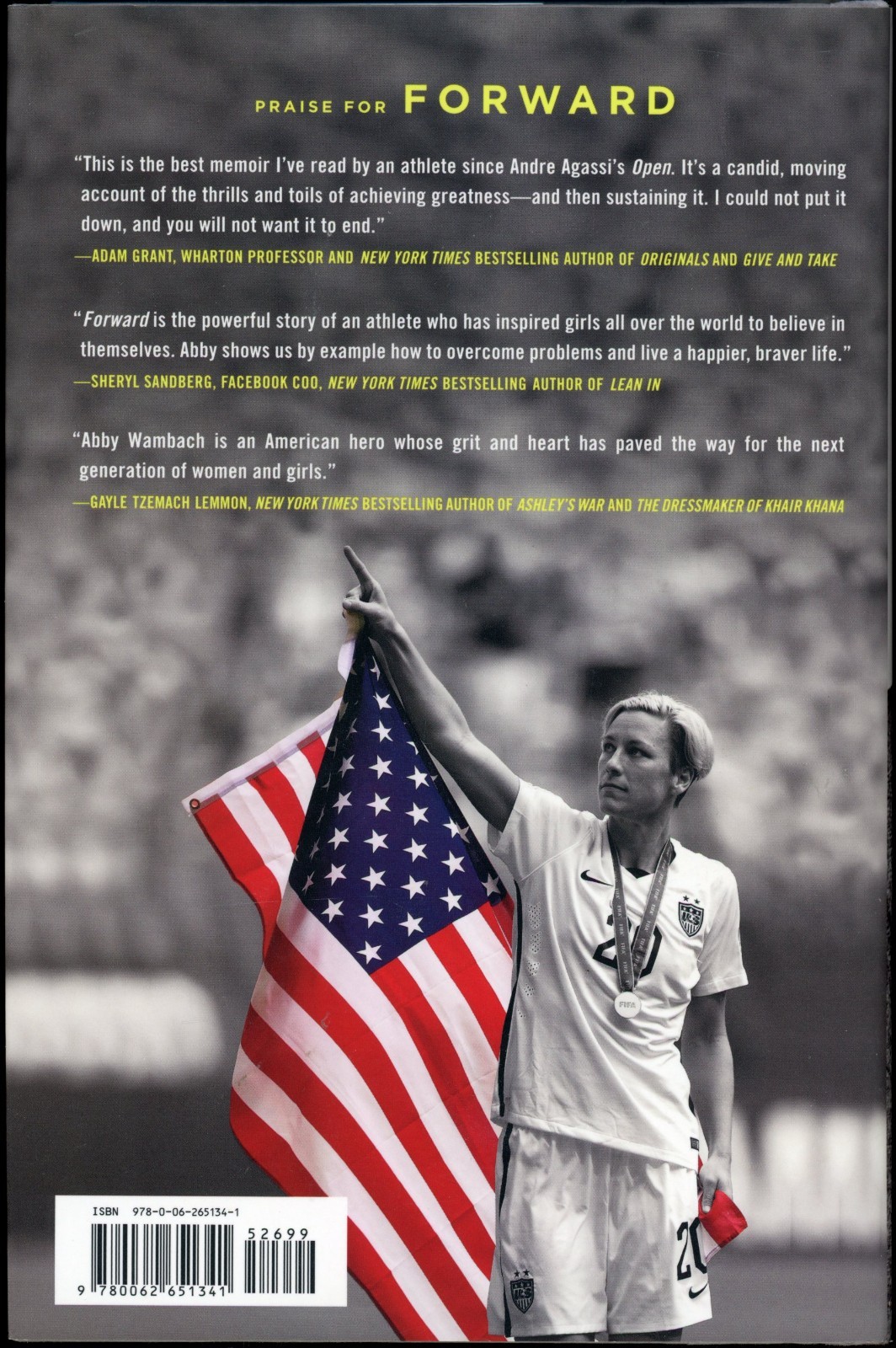 Forward : A Memoir by Abby Wambach (2016, Hardcover) signed First Edition