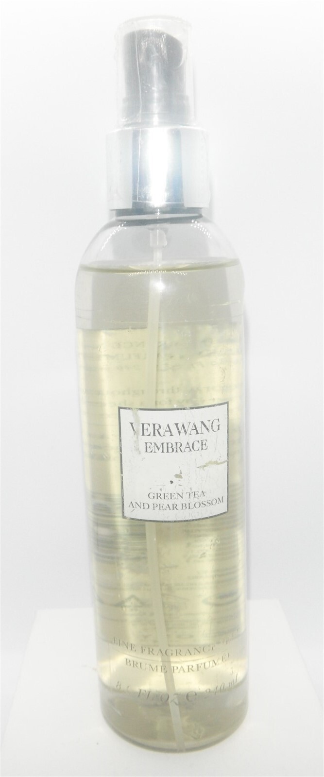 Vera Wang Embrace Green Tea & Pear Blossom 8oz fine perfume mist label damage
