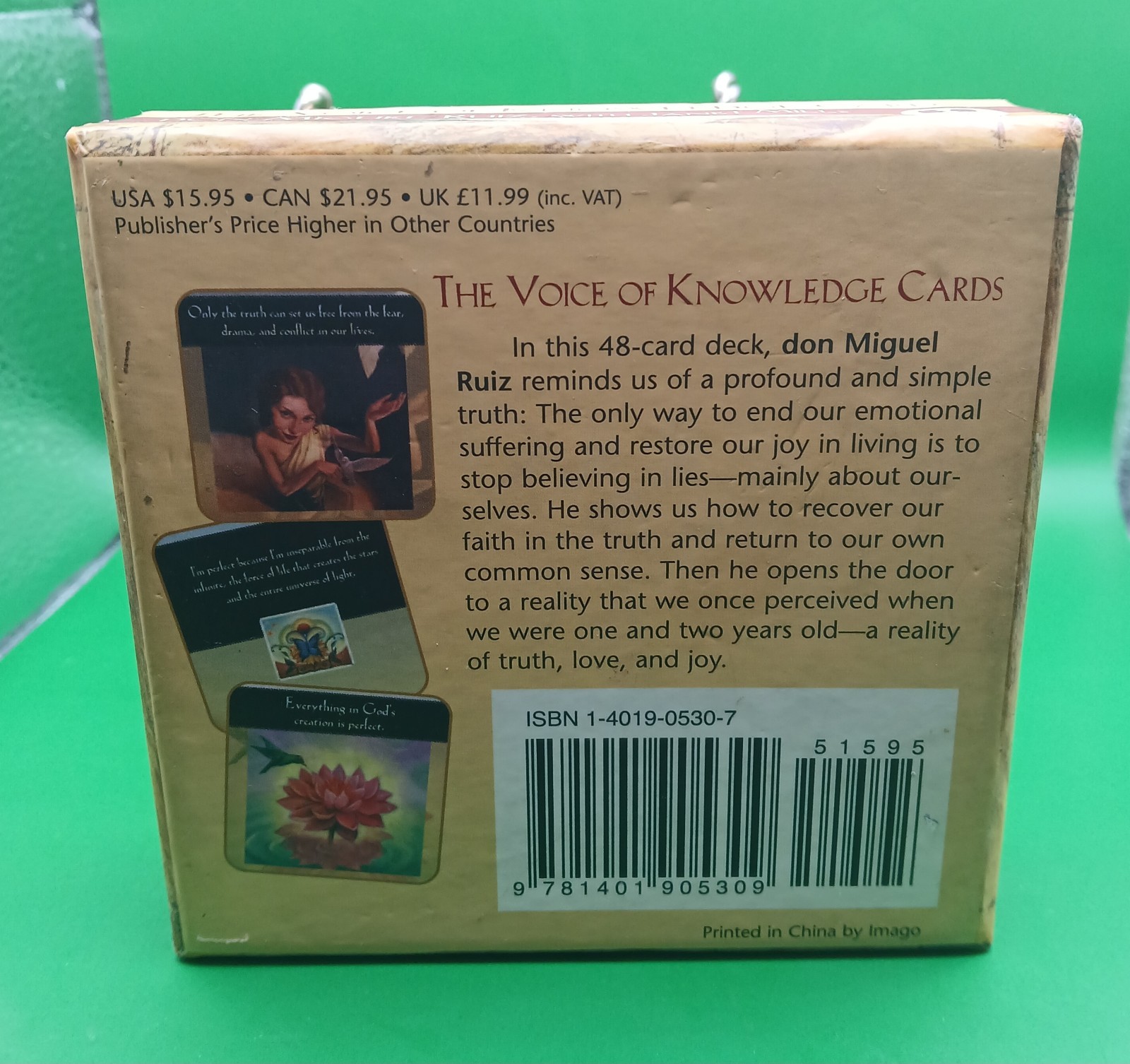 The Voice of Knowledge Cards by Don Miguel Ruiz (2005, Cards,Flash Cards)