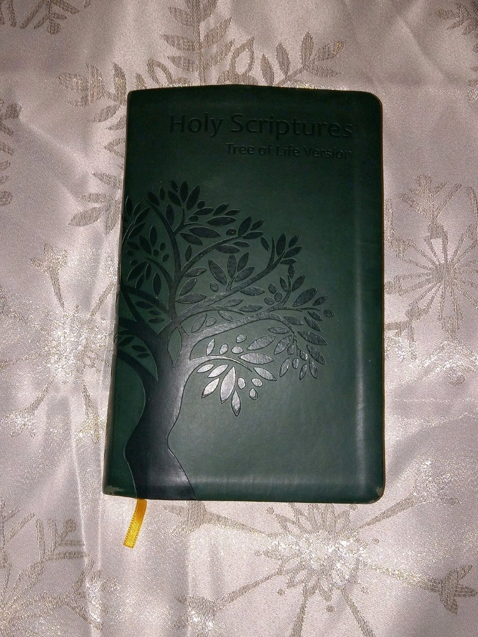 Holy Scriptures Tree of Life Version- Green Faux Leather Bound Bible TLV Jewish