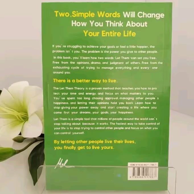 The Let Them Theory by Mel Robbins Paperback usa stock