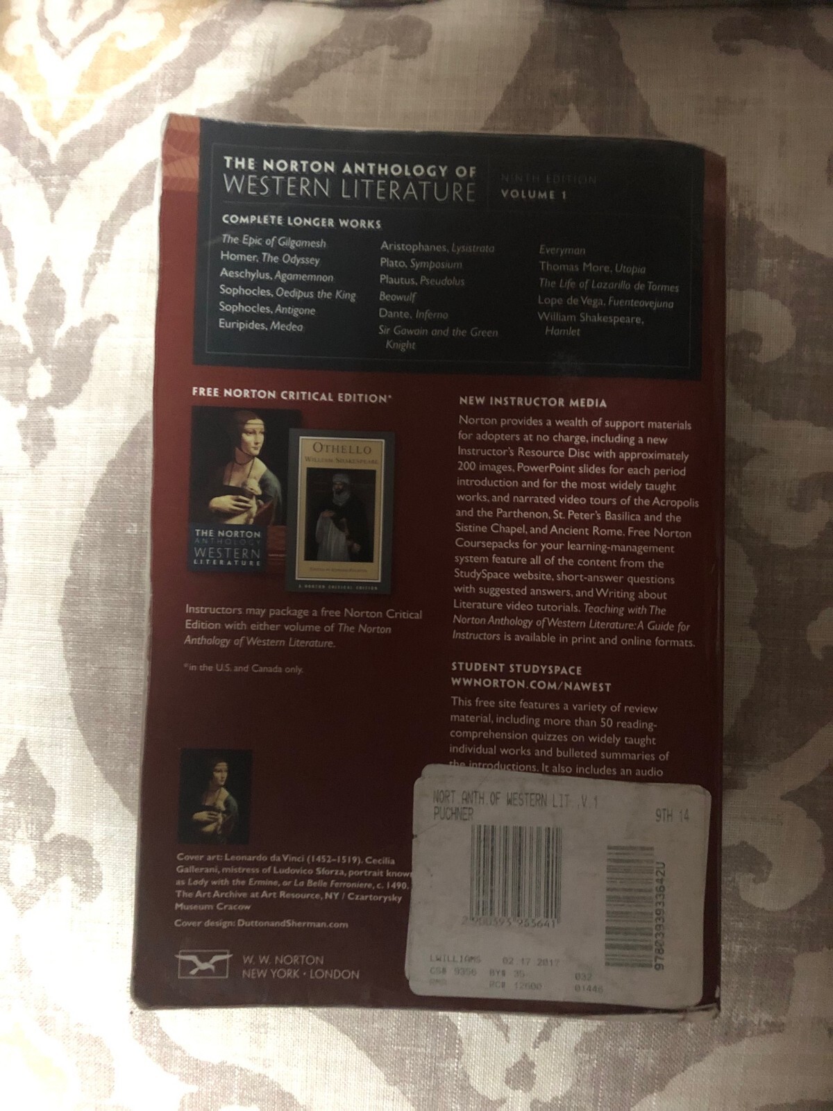 The Norton Anthology of Western Literature by Suzanne Conklin Akbari,…