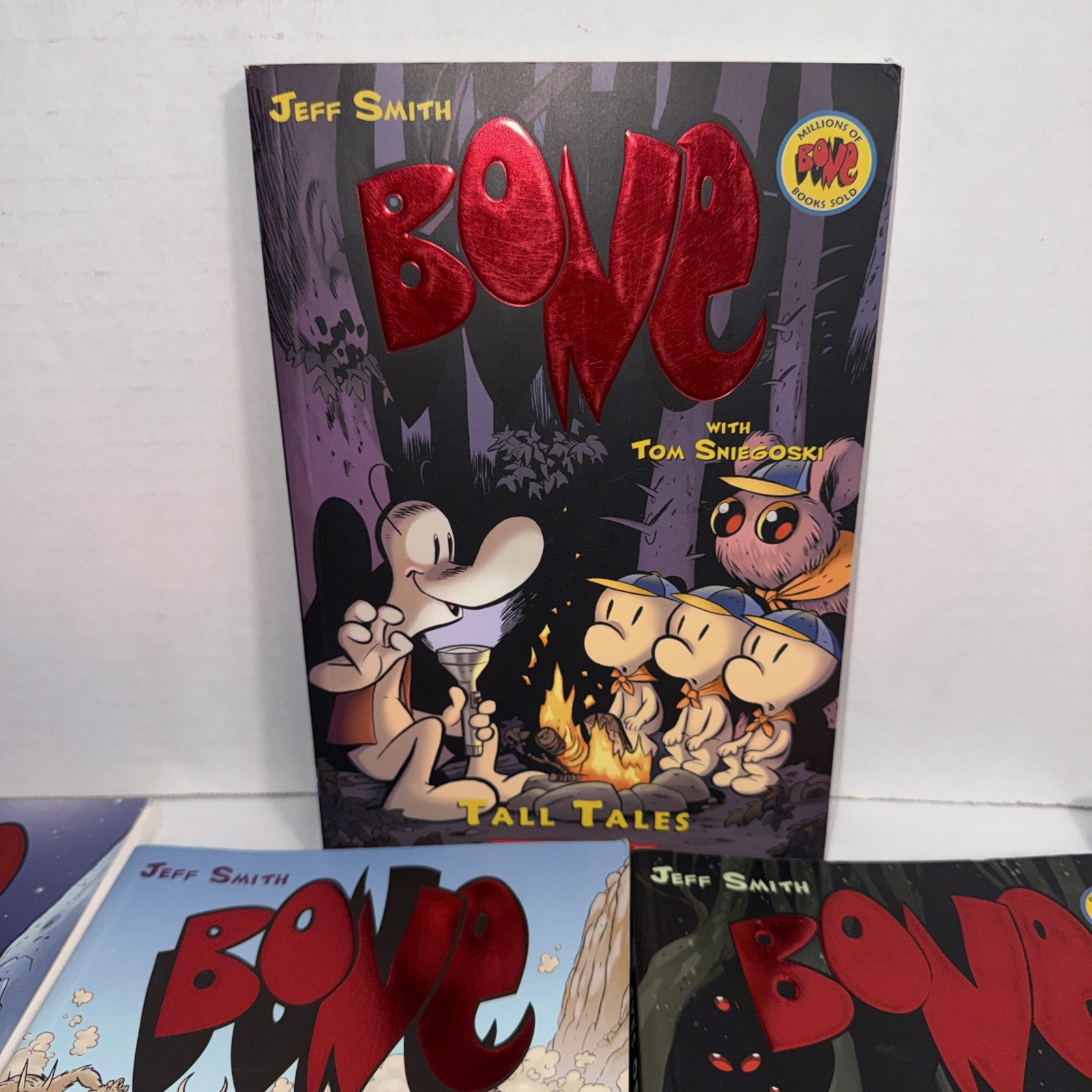 Jeff Smith Volumes 1-8 Bone Comic Series Graphix Scholastic Books Lot Graphic +1
