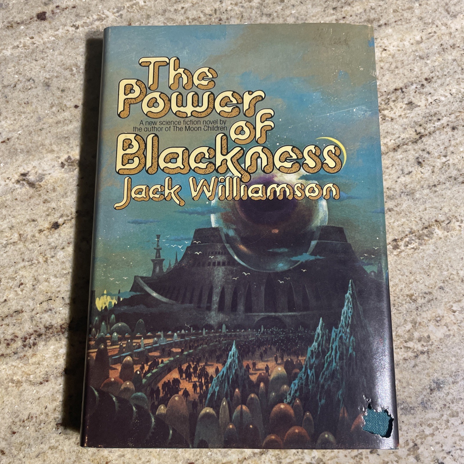 The Power of Blackness by Jack Williamson (HCDJ) Berkley 1st Edition 1976 Sci-Fi