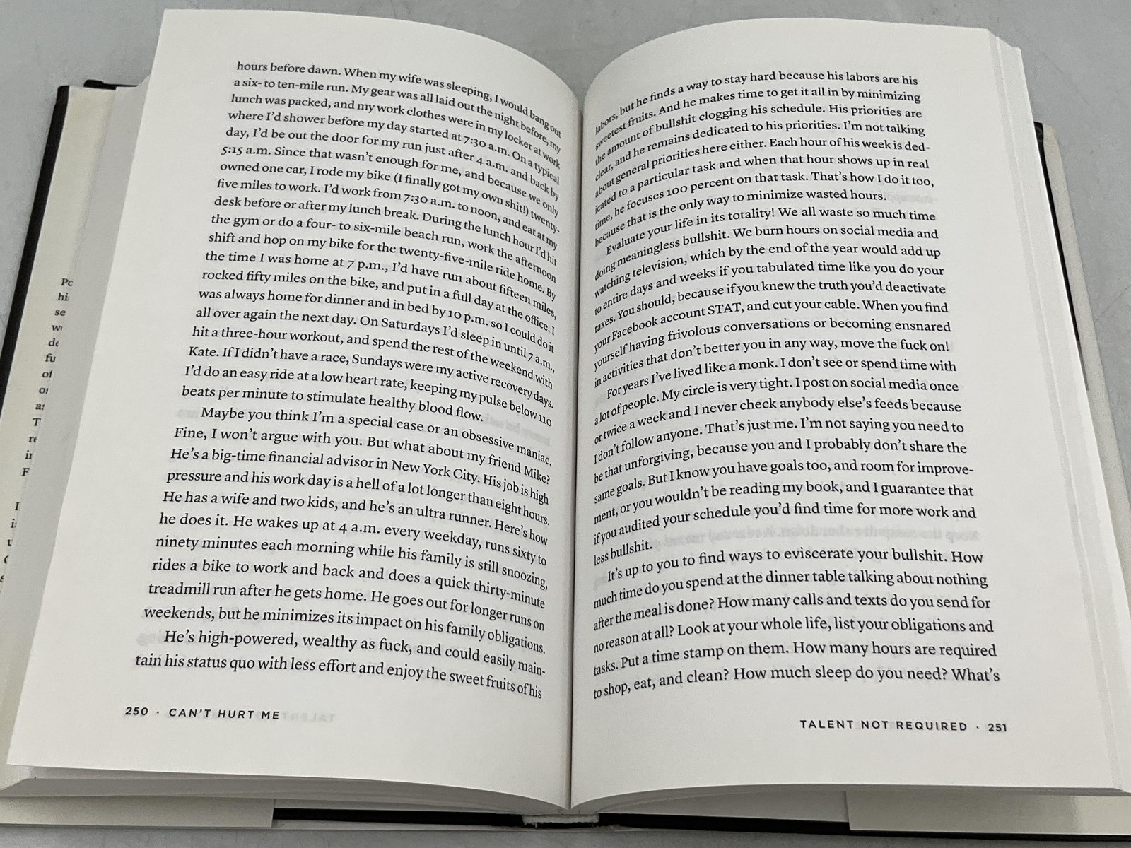CAN’T HURT ME David Goggins 2018 Hardcover Lioncrest Publishing Dust Jacket