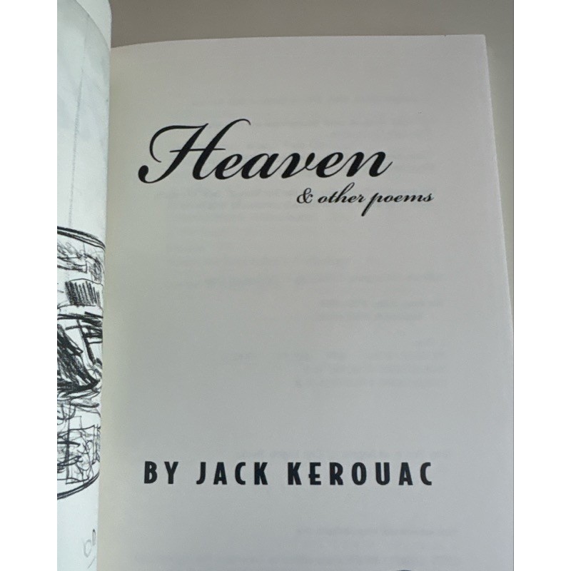 Jack Kerouac Poetry Book Lot Scattered Poems & Heaven and Other Poems