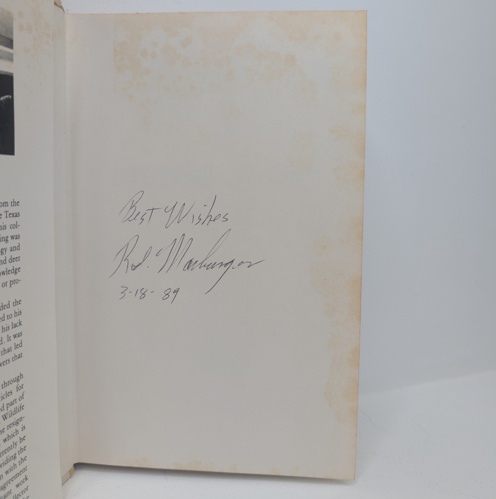 The King of Deer by Rodney G. Marburger SIGNED 1986 Second Edition ~ 272 Pages