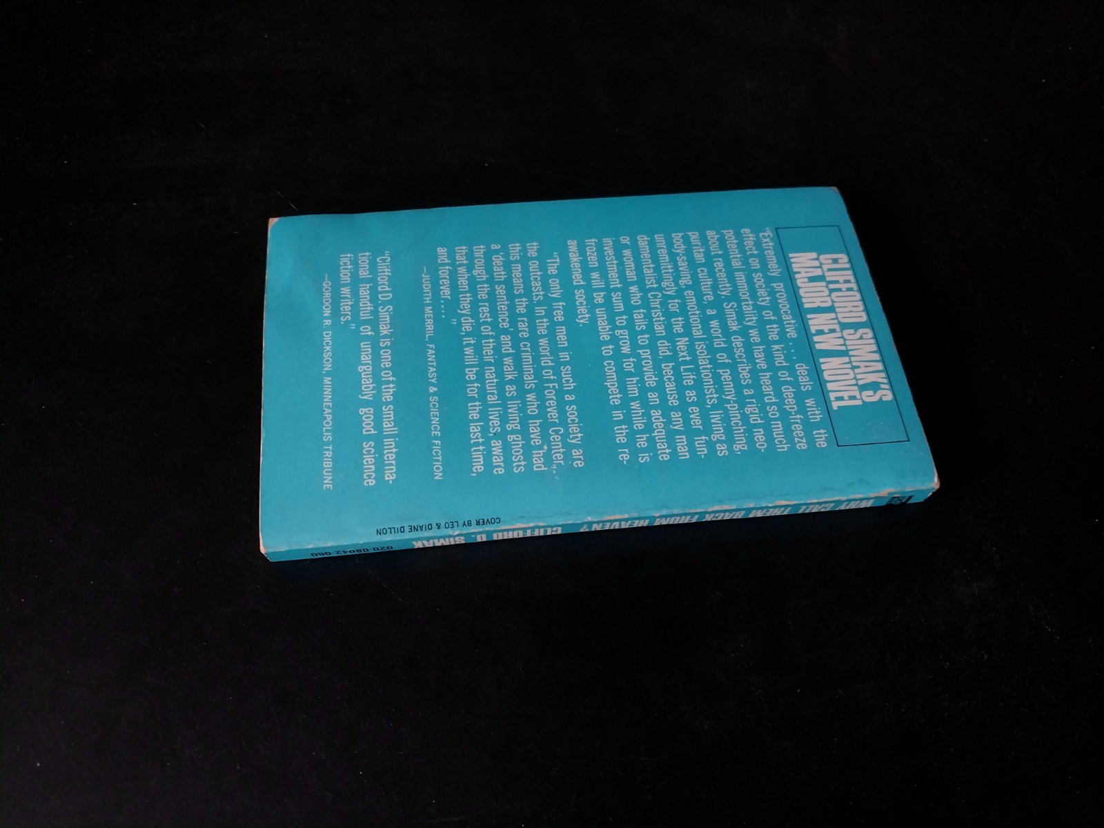 Clifford D. Simak – Why Call Them Back From Heaven? – Ace Books 1967