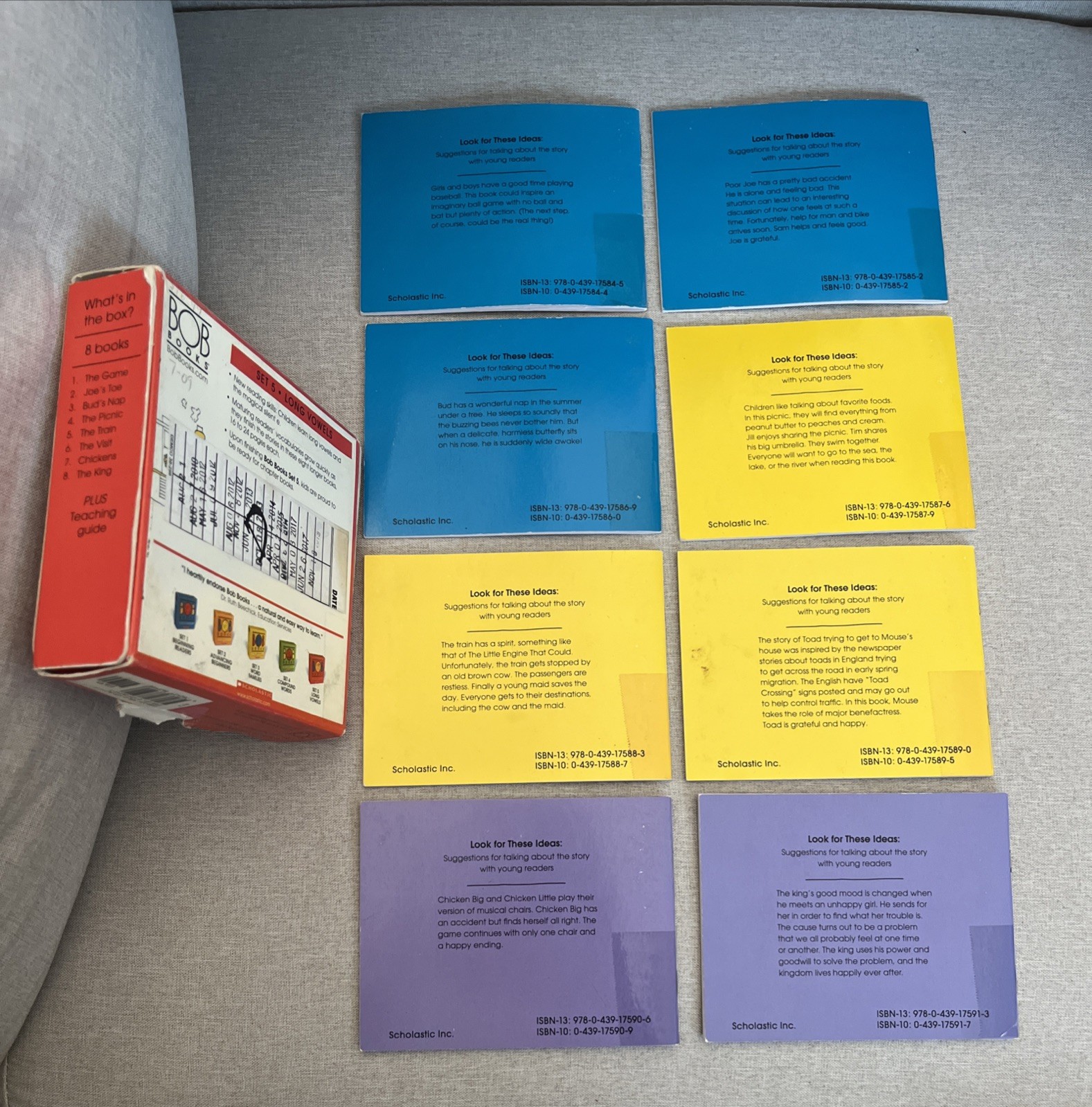 Bob Books: Long Vowels by Bobby Lynn Maslen (2006, Complete 8 books in set 5)