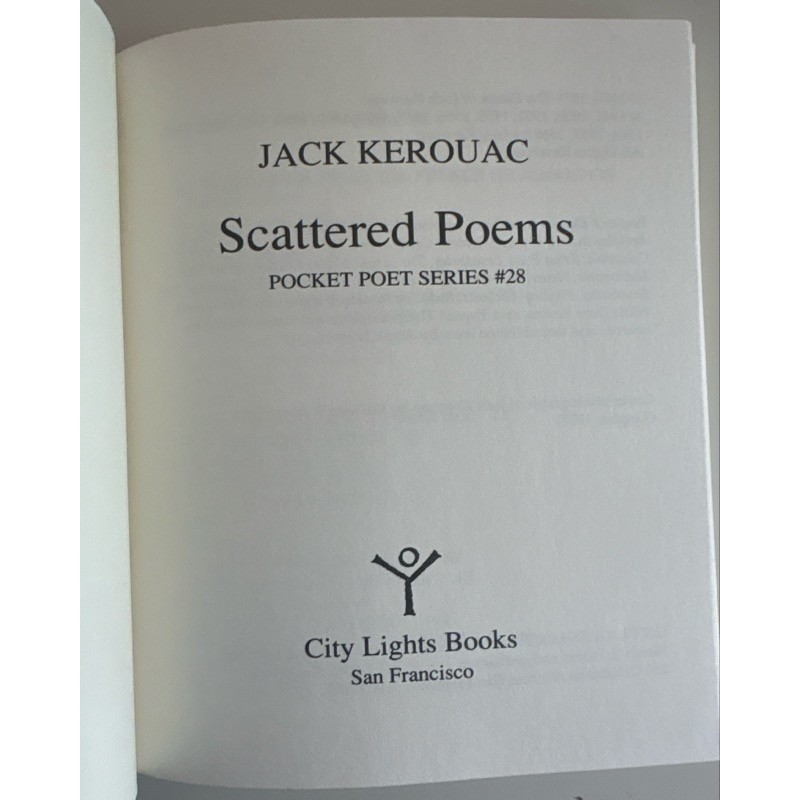 Jack Kerouac Poetry Book Lot Scattered Poems & Heaven and Other Poems
