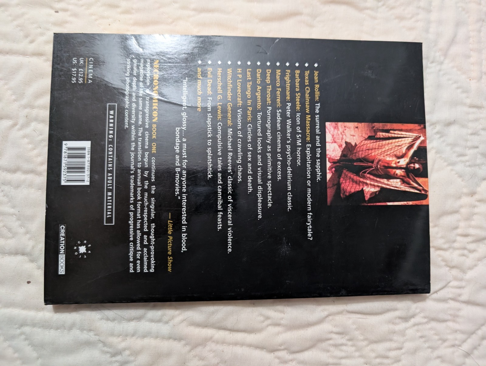Necronomicon : The Journal of Horror and Erotic Cinema by Andy Black – 1996