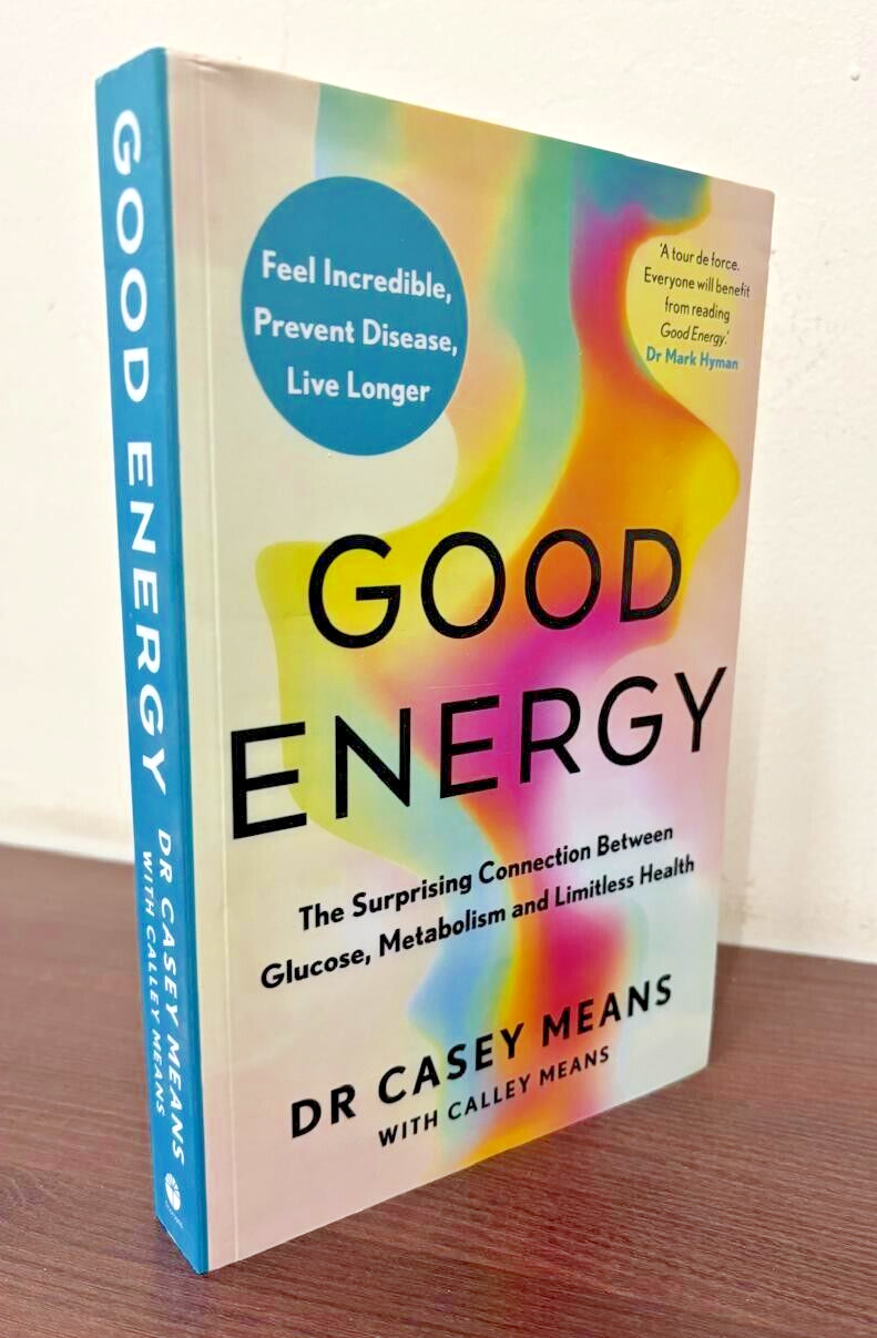 Good Energy by Dr. Casey Means NEW Paperback……….