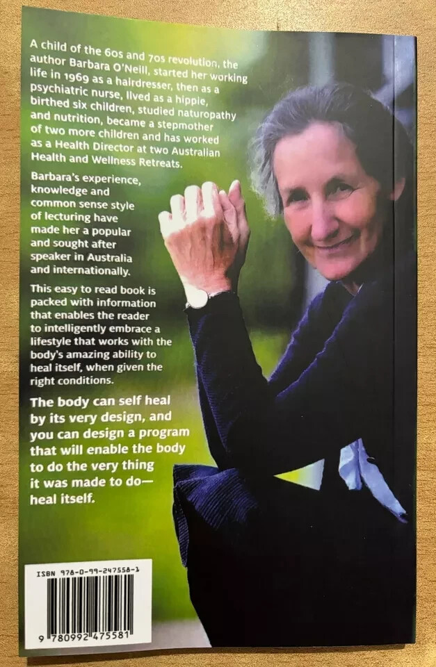 Self Heal By Design By Barbara O’Neill, Paperback book