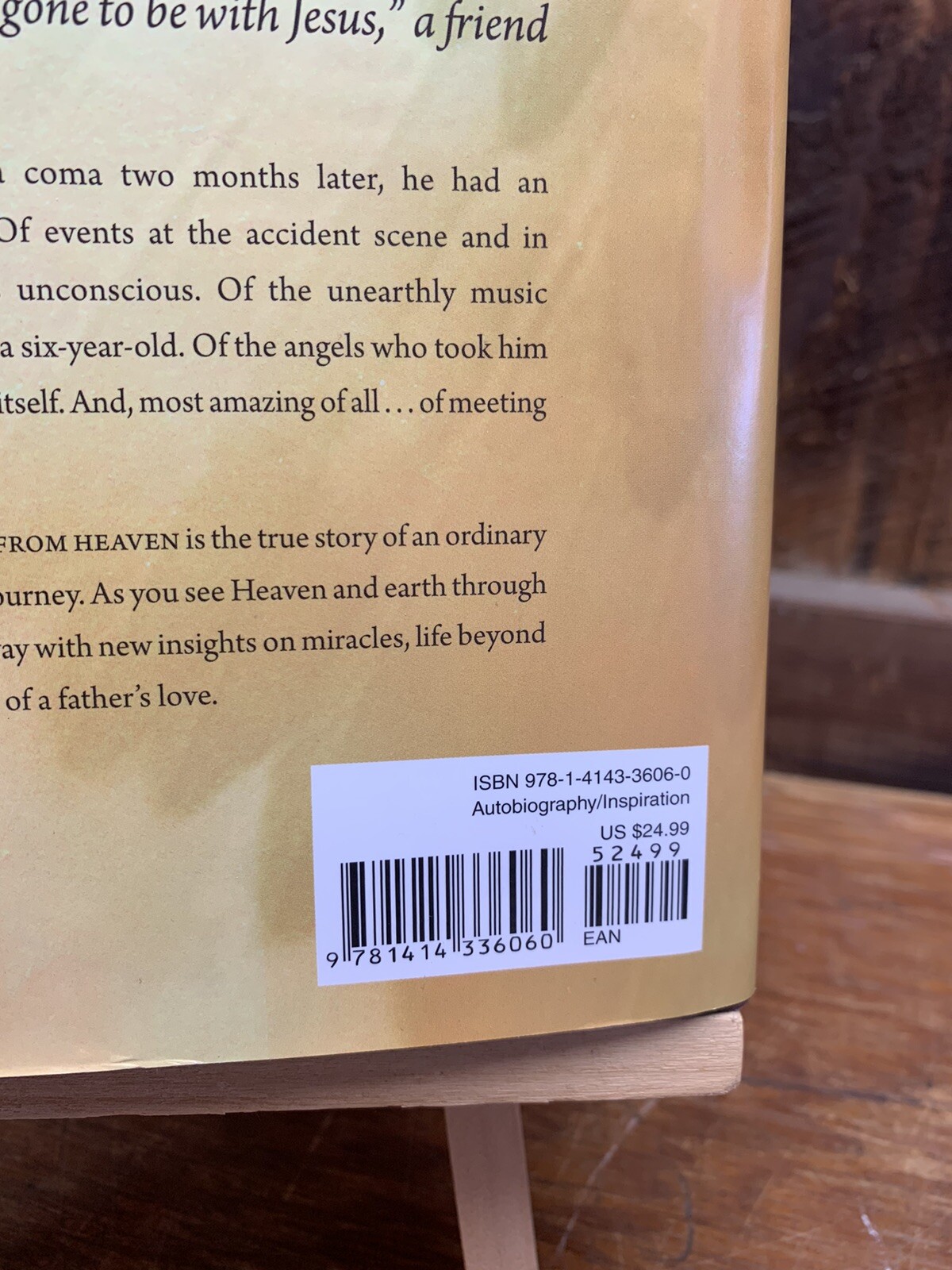 The Boy Who Came Back from Heaven Hardback Book with DVD Brand New