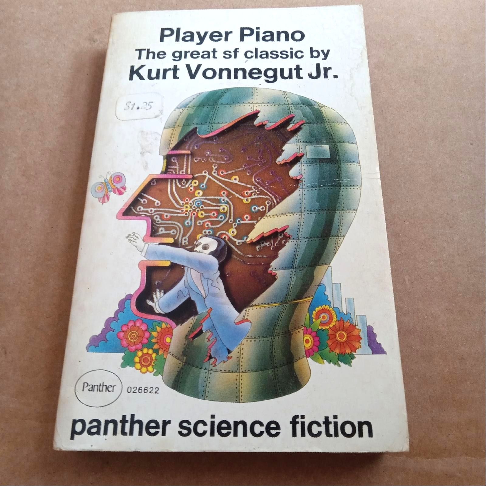 Kurt Vonnegut Jr Player Piano 1969 Panther Book United Kingdom 12mo Paperback VG