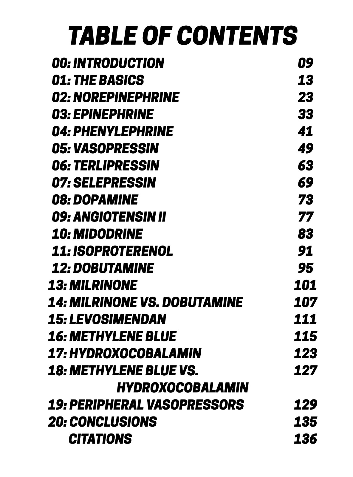 The Vasopressor & Inotrope Handbook