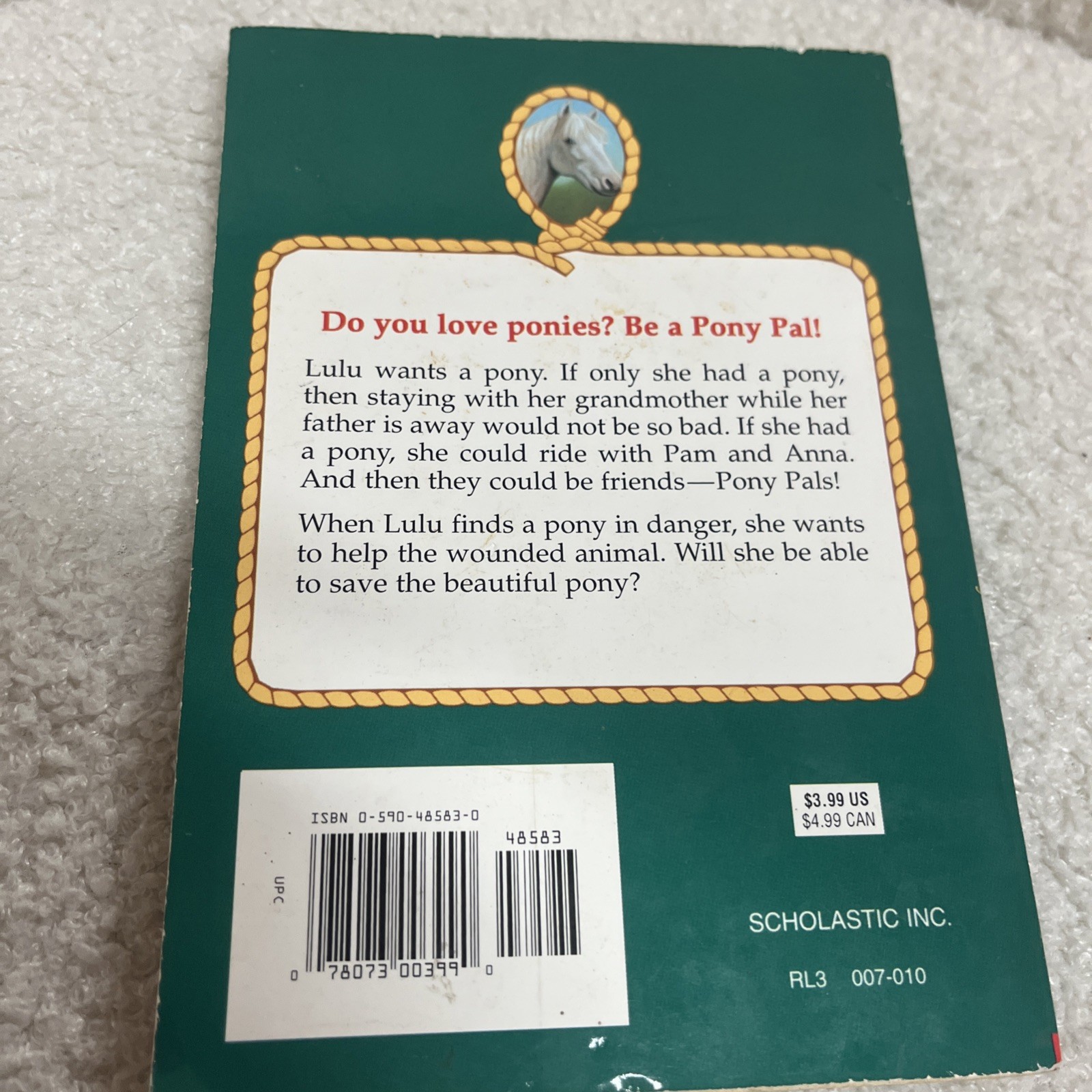 Lot 21 Pony Pals Book Paperback Horse Books Jeanne Betancourt Vintage Scholastic