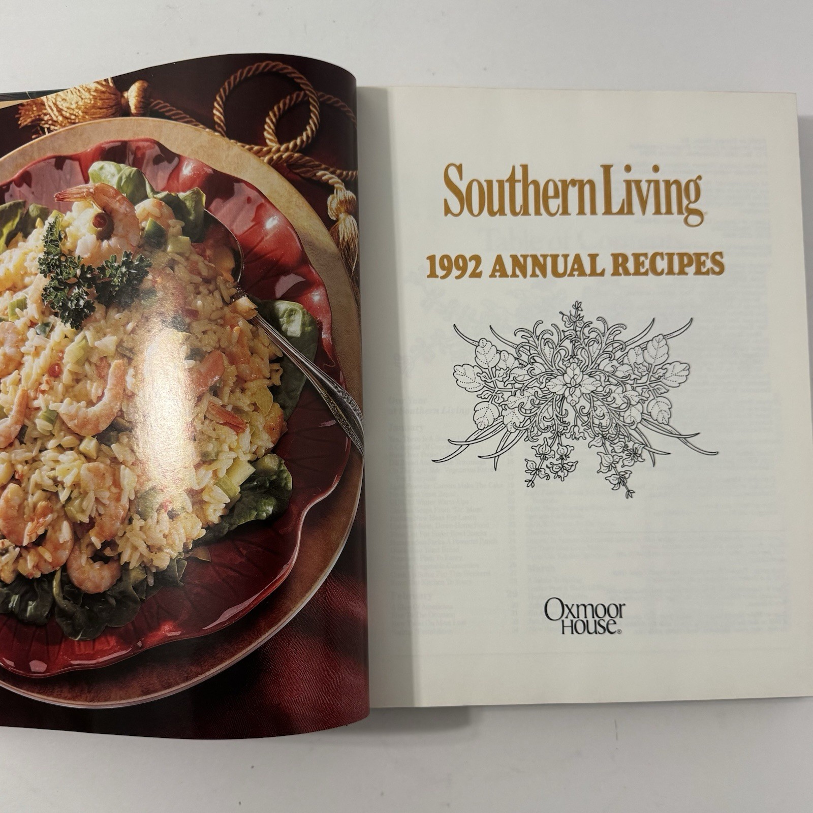 Southern Living 1992 Annual Recipes Cookbook -Every Recipe from 1992, 368 Pages