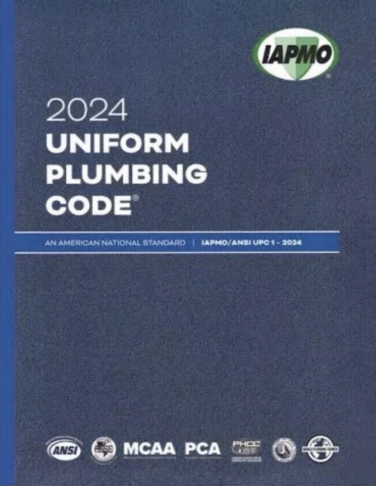 2024 Uniform Plumbing Code. Study Guide