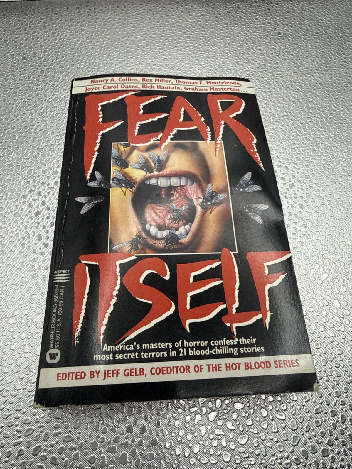 Vtg Fear Itself by Jeff Gelb 1995 1st Ed. Horror 21 Blood-chilling Stories Book