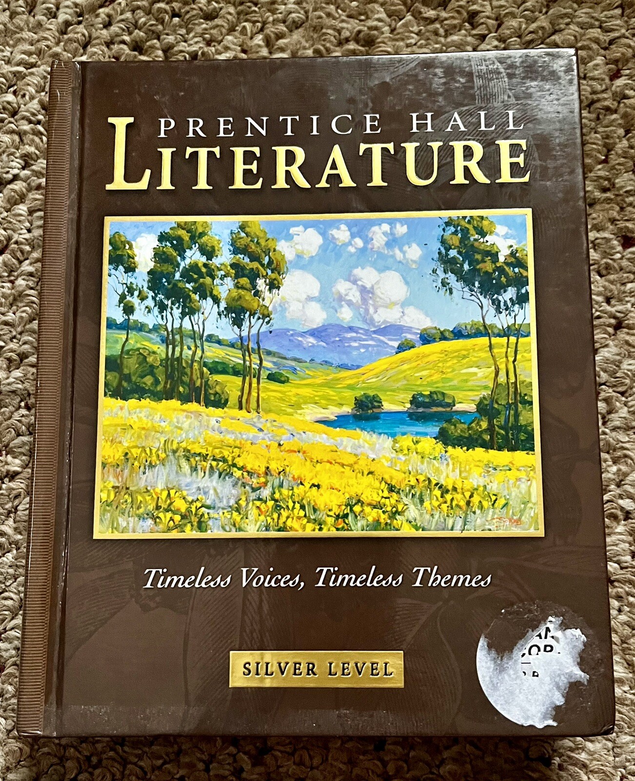 2002 PRENTICE HALL LITERATURE TIMELESS VOICES Silver Level-Good Shape!