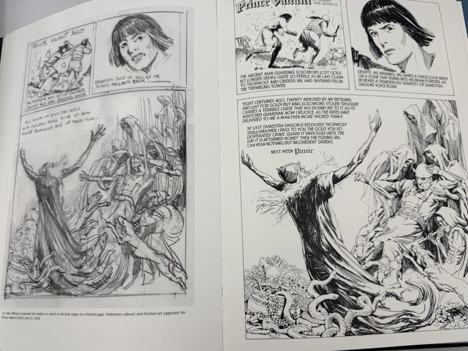 The Prince Valiant Page Gary Gianni First Printing 2008 Collectible 110 Pages