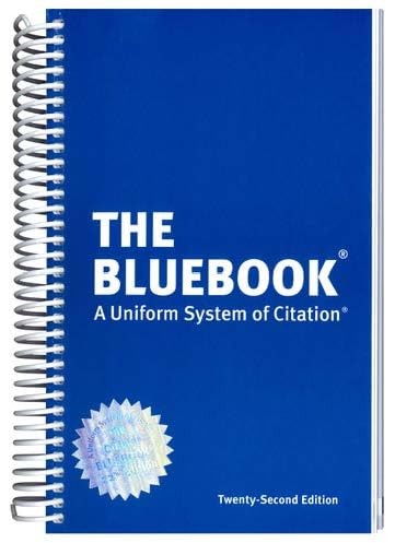 Bluebook: A Uniform System of Citation Spiral by Harvard Law Review