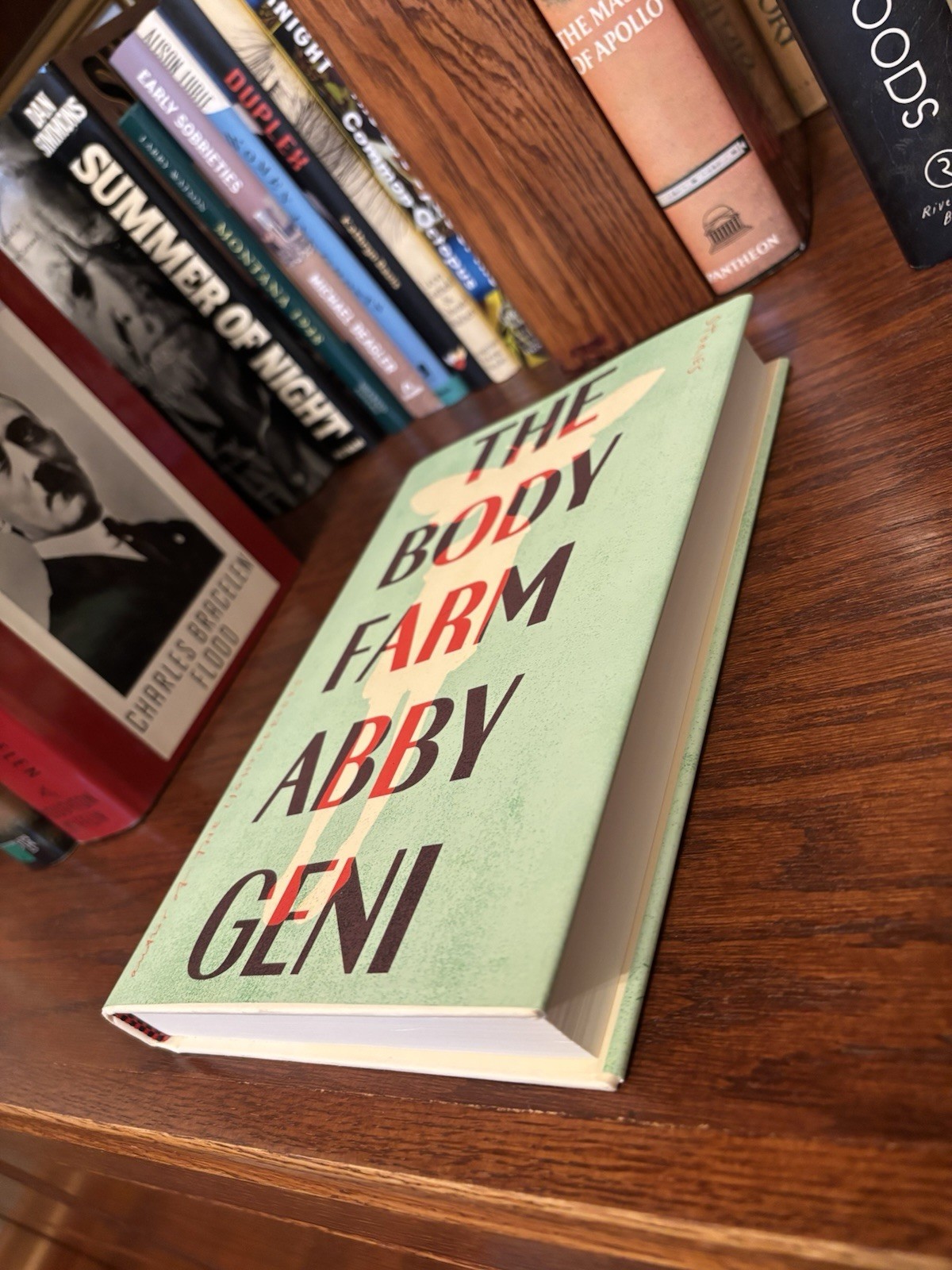 The Body Farm. Abby Geni. 1st HC Ptg Counterpoint 2024. Fine Unread