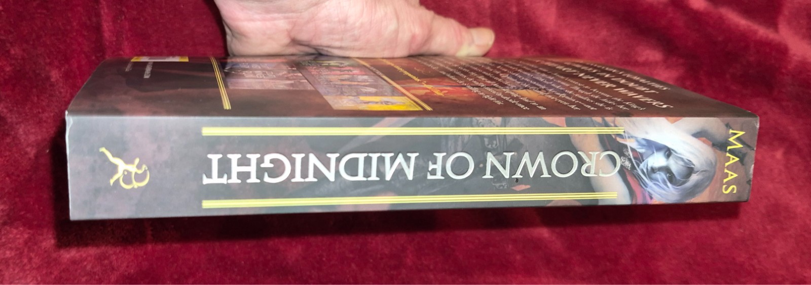 Throne of Glass CROWN OF MIDNIGHT TRADE PAPERBACK Sarah J Maas FANTASY oop cover