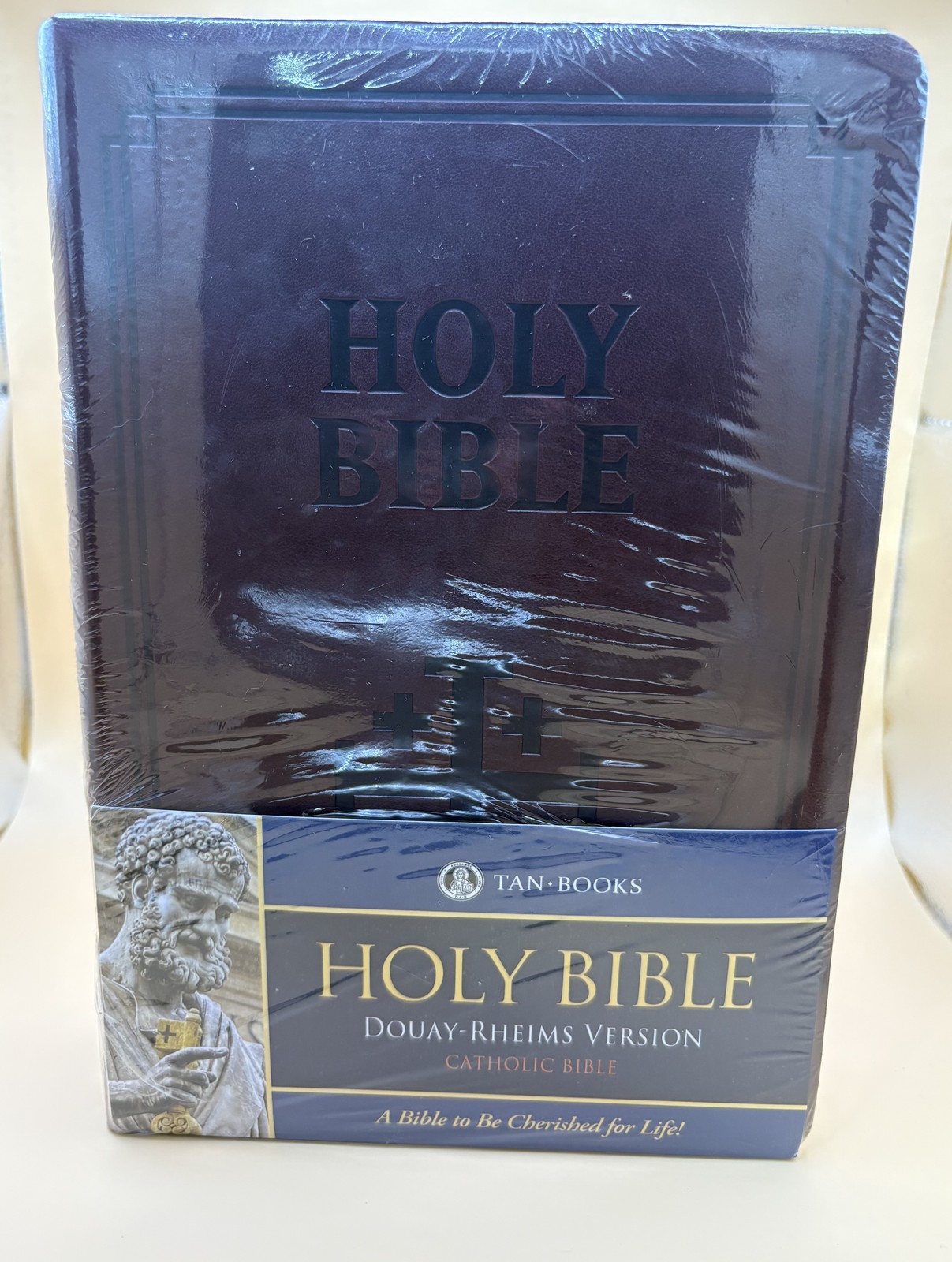 Douay-Rheims Bible (Burgundy Premium UltraSoft) Deluxe Edition New