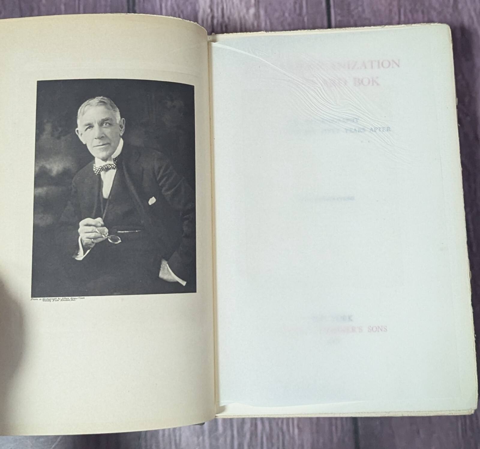 Americanization of Edward Bok – SIGNED Limited Edition – Nimaha Edition 1922