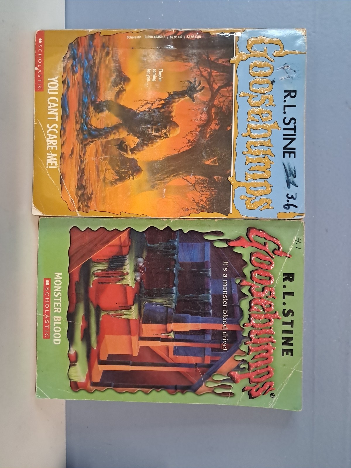 Lot Of 17 Vtg Goosebumps Books 1st Scholastic Printing