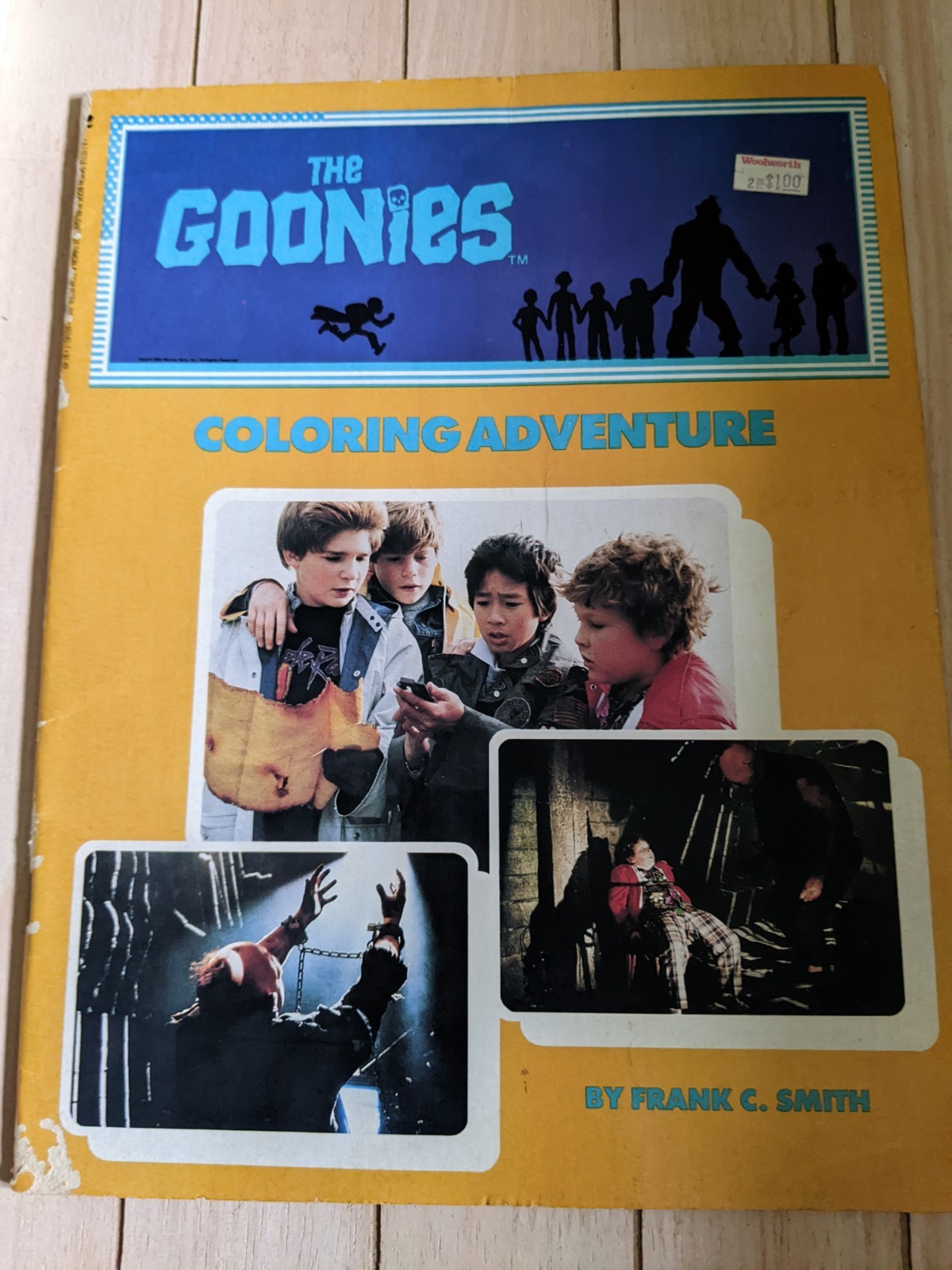 The Goonies Coloring Adventure PB Little Simon 1985 Illustrated 11×8.5 in