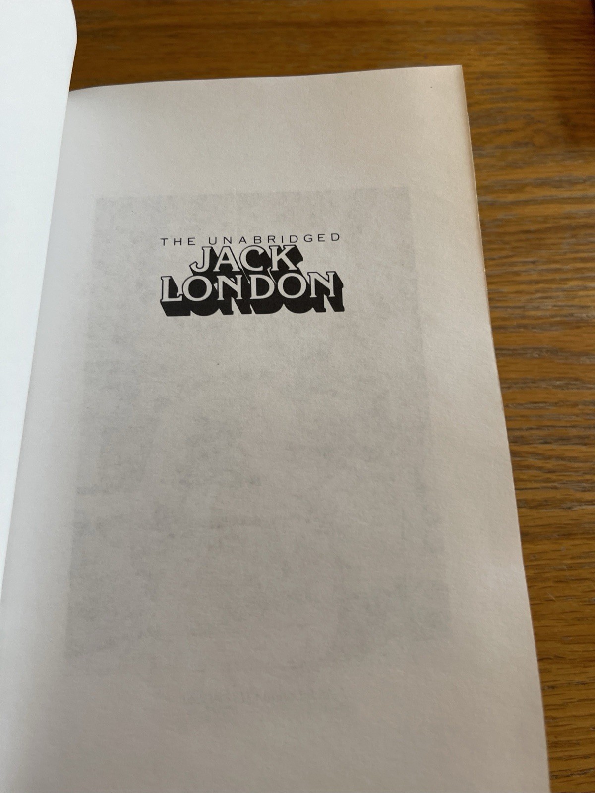 The Unabridged Jack London Book Hardcover Leather Bound Luxury Edition 1997