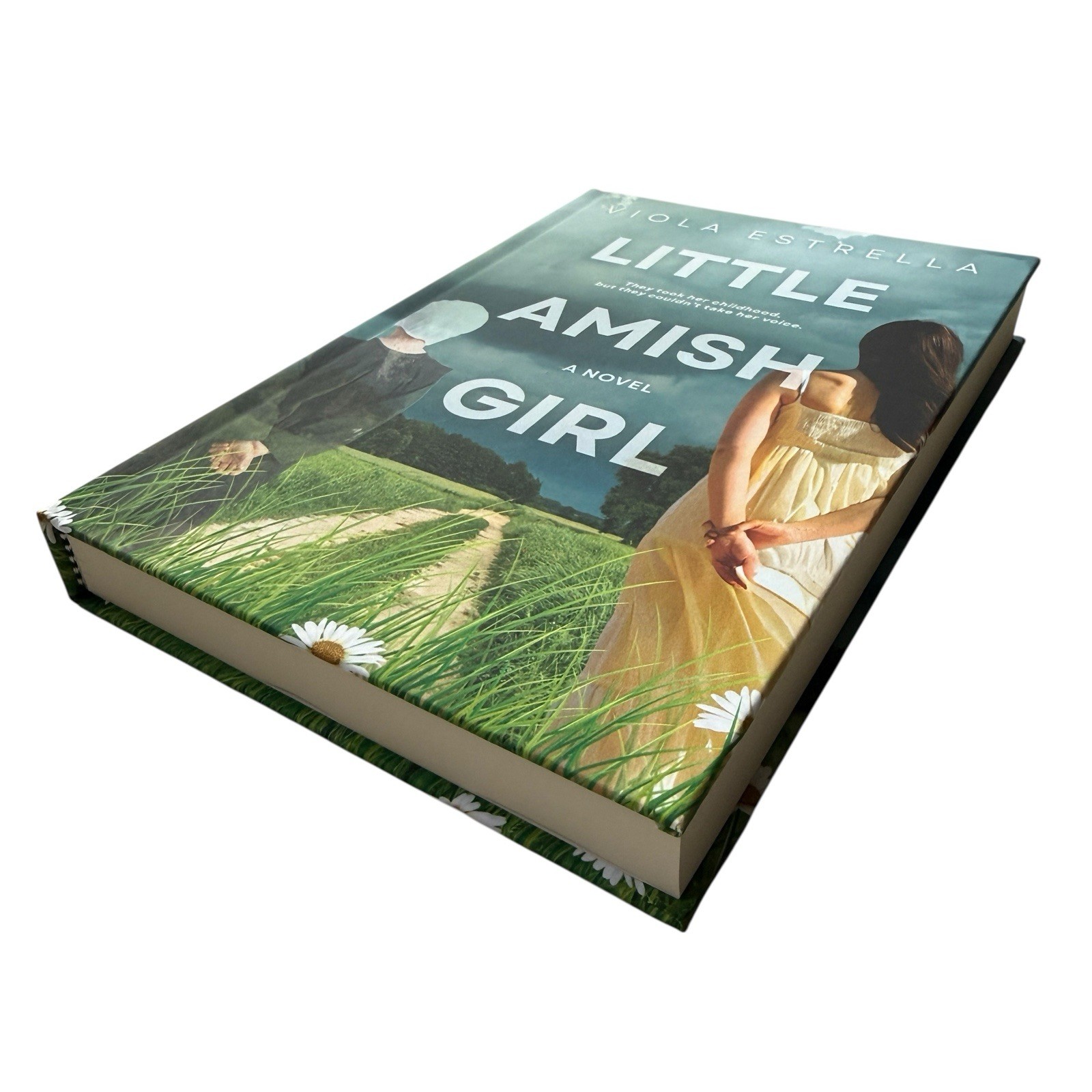 Little Amish Girl by Viola Estrella Hardback Fiction Novel 6.5 x 9.5 in