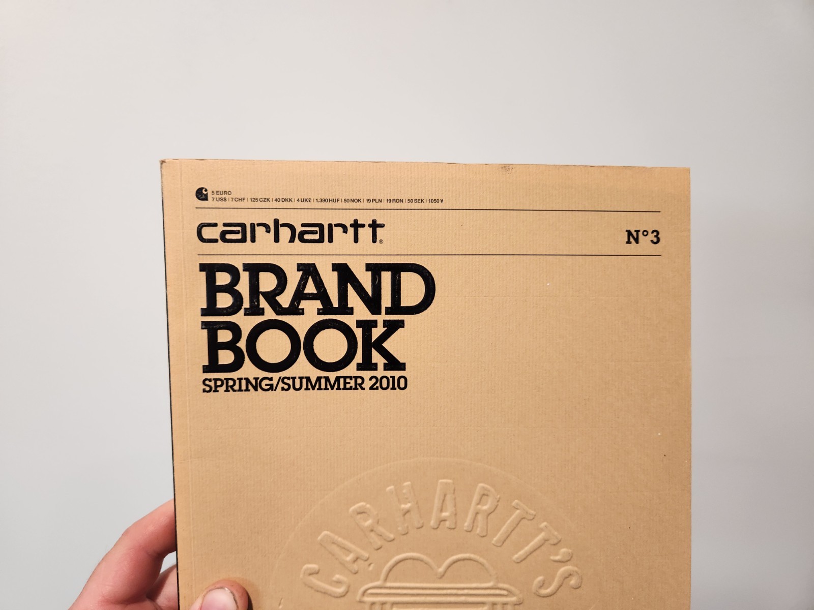 Carhartt Brand Book No 3 Limited Edition Book Includes Stickers WIP Catalog 2010