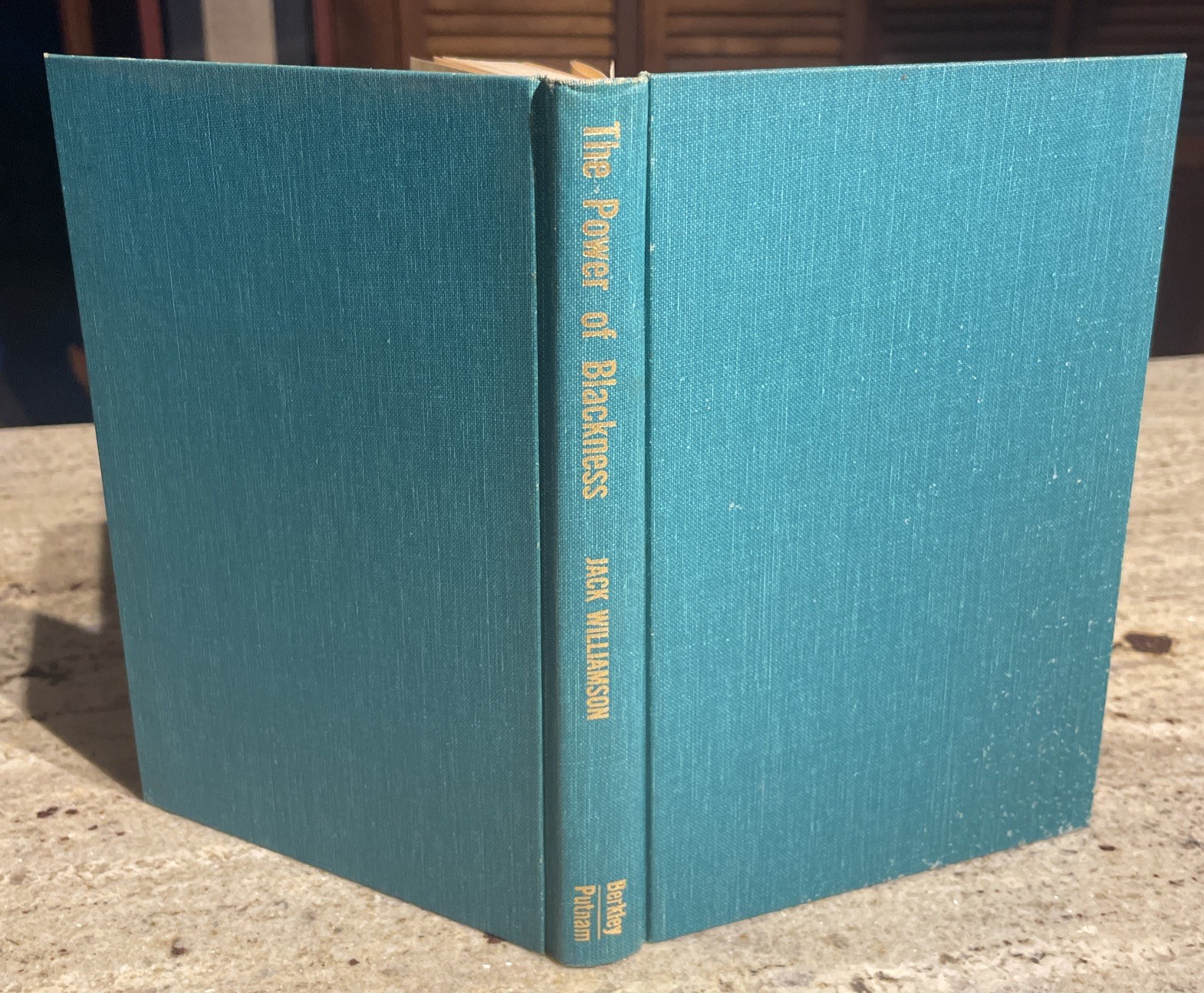 The Power of Blackness by Jack Williamson (HCDJ) Berkley 1st Edition 1976 Sci-Fi
