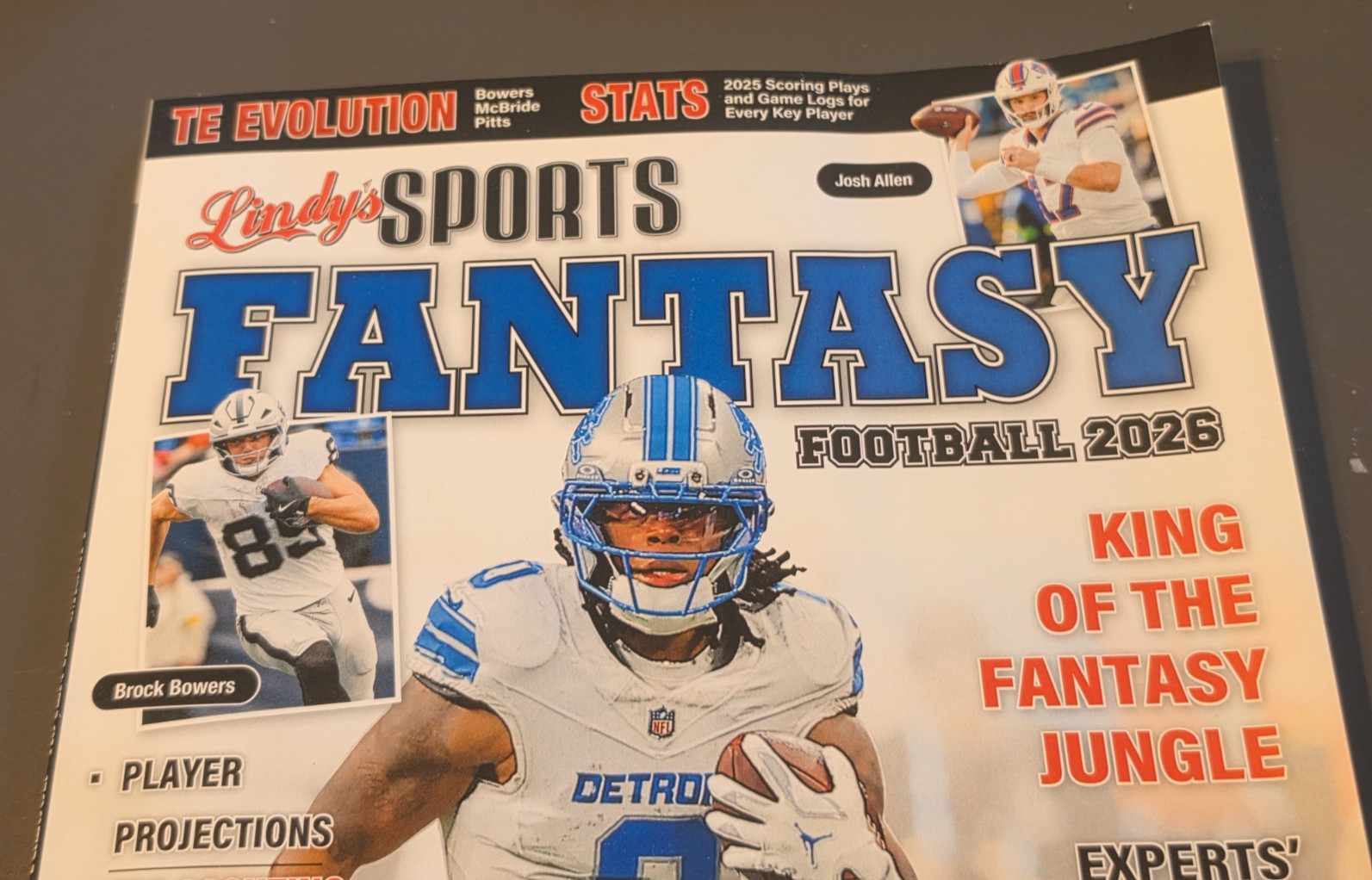 Fantasy Football 2026 by Lindy’s Sports -Player Projections-250 Scouting Reports