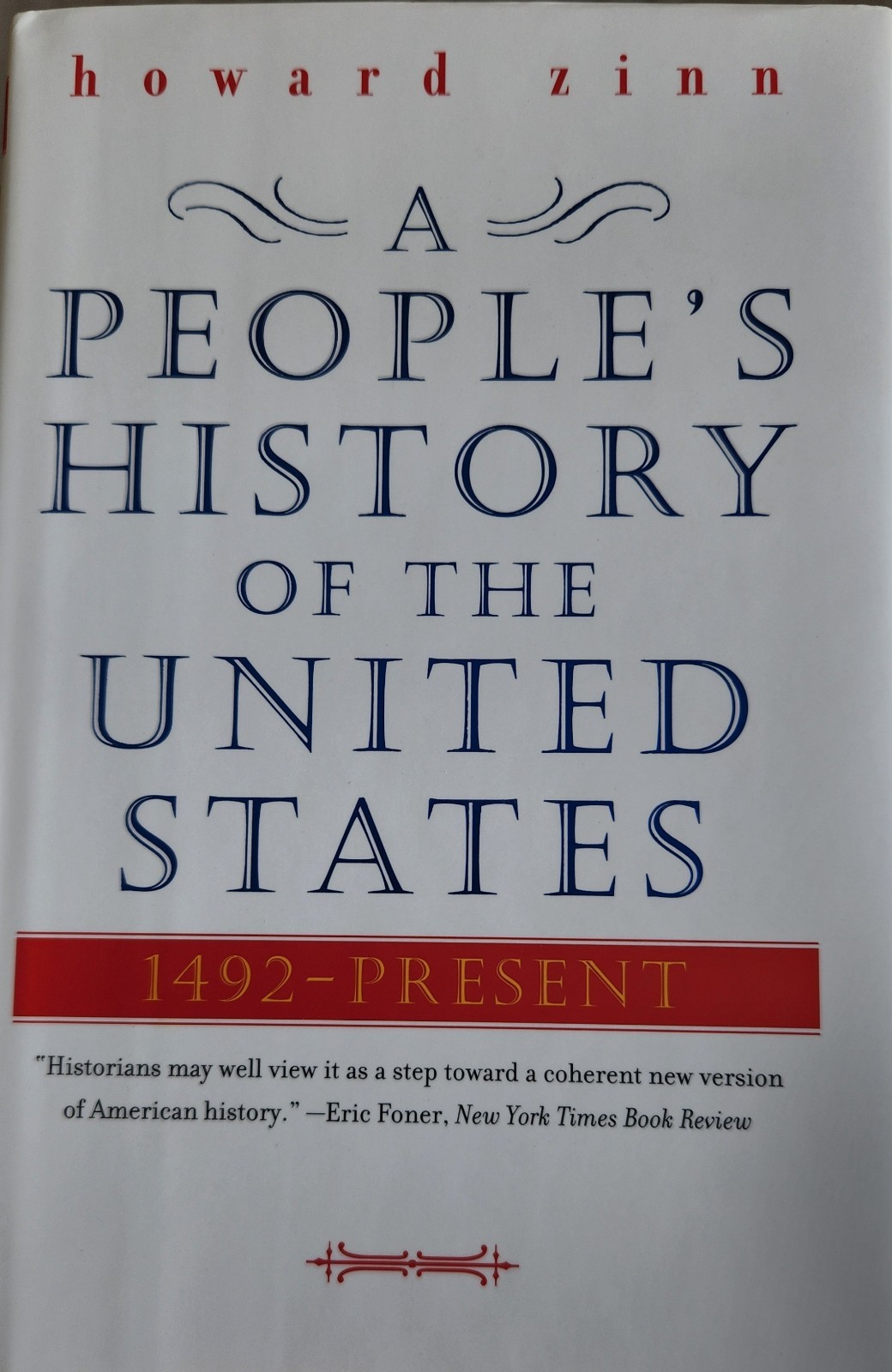 Rare Signed – Howard Zinn: A People’s History of the United States – Hardcover