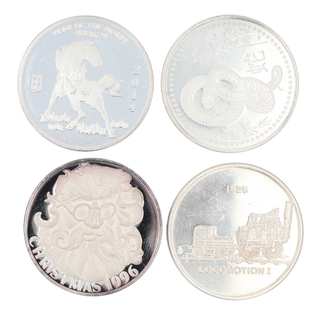 Assorted 1 oz .999 Fine Silver Rounds Variety Collection Set of 11 Rounds