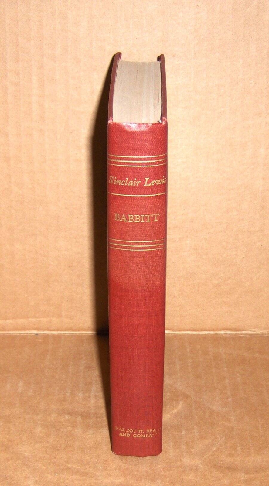 Babbitt by Sinclair Lewis 1922 Hardcover Free Shipping