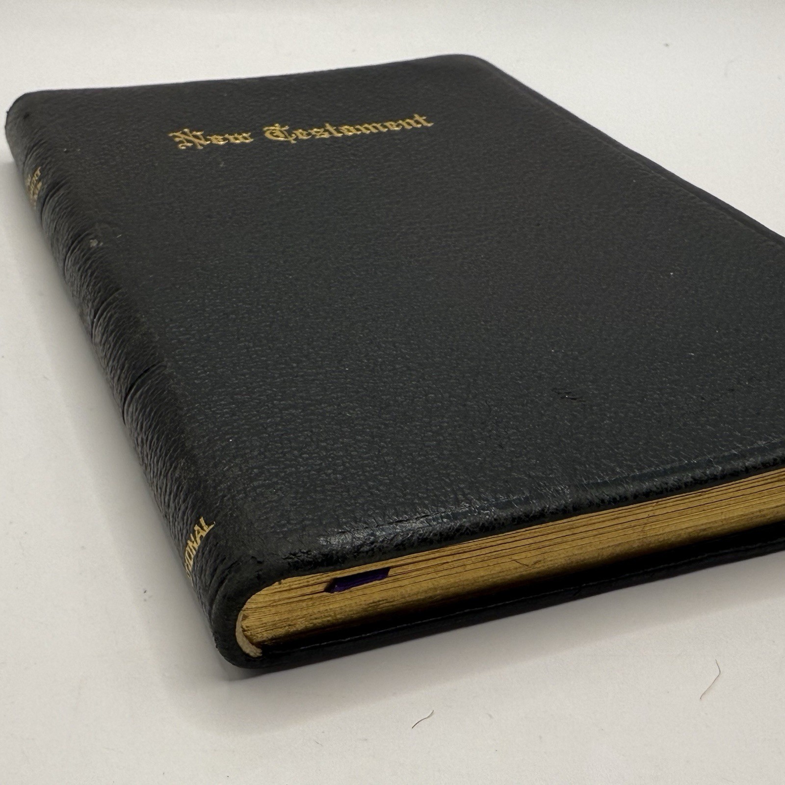 New Testament & Psalms ~ Self Pronouncing Edition National Bible Press Leather